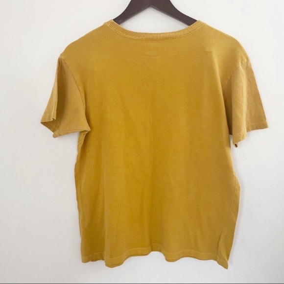 AC/DC Yellow Distressed glitter band Tee - Picture 11 of 12